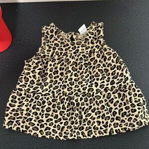 Old Navy Leopard Print Kids Tank Top